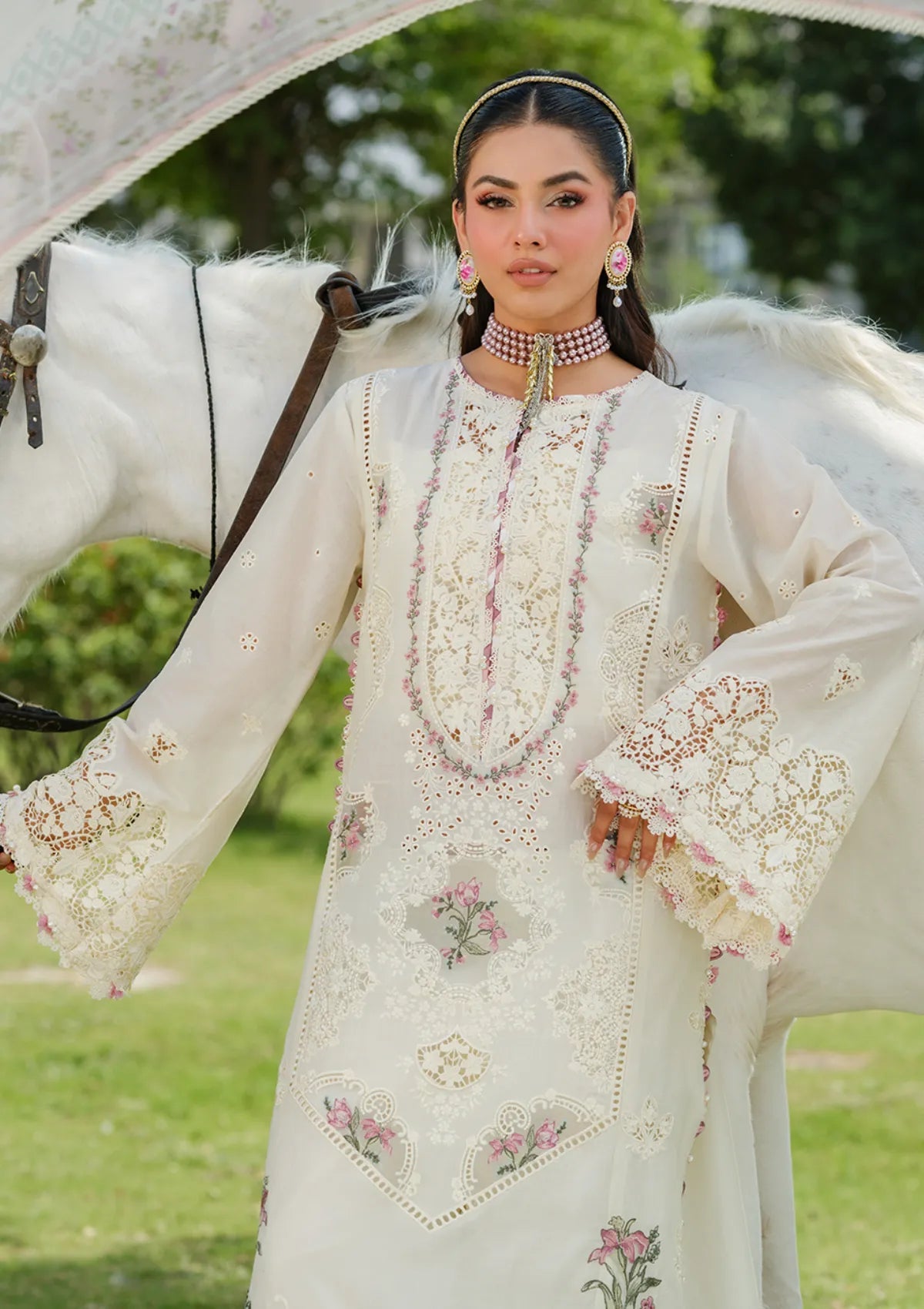 Embroidered Lawn Unstitched 3PC Set | FS7033