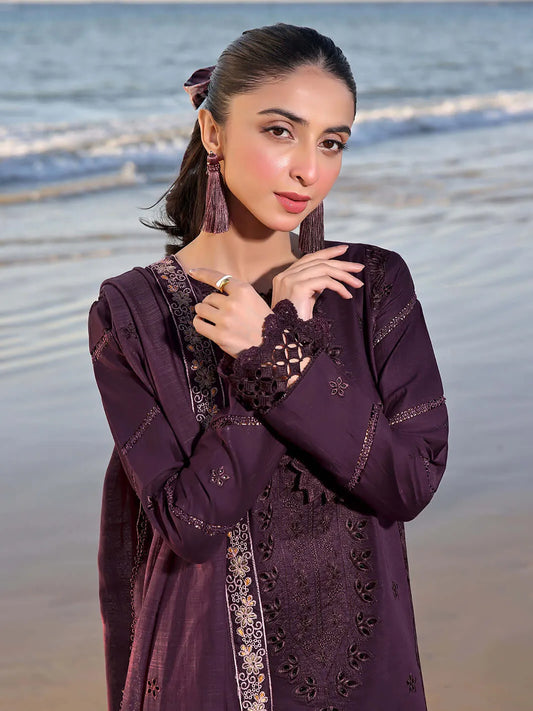 Embroidered Lawn Unstitched 3PC Set | RJ7094
