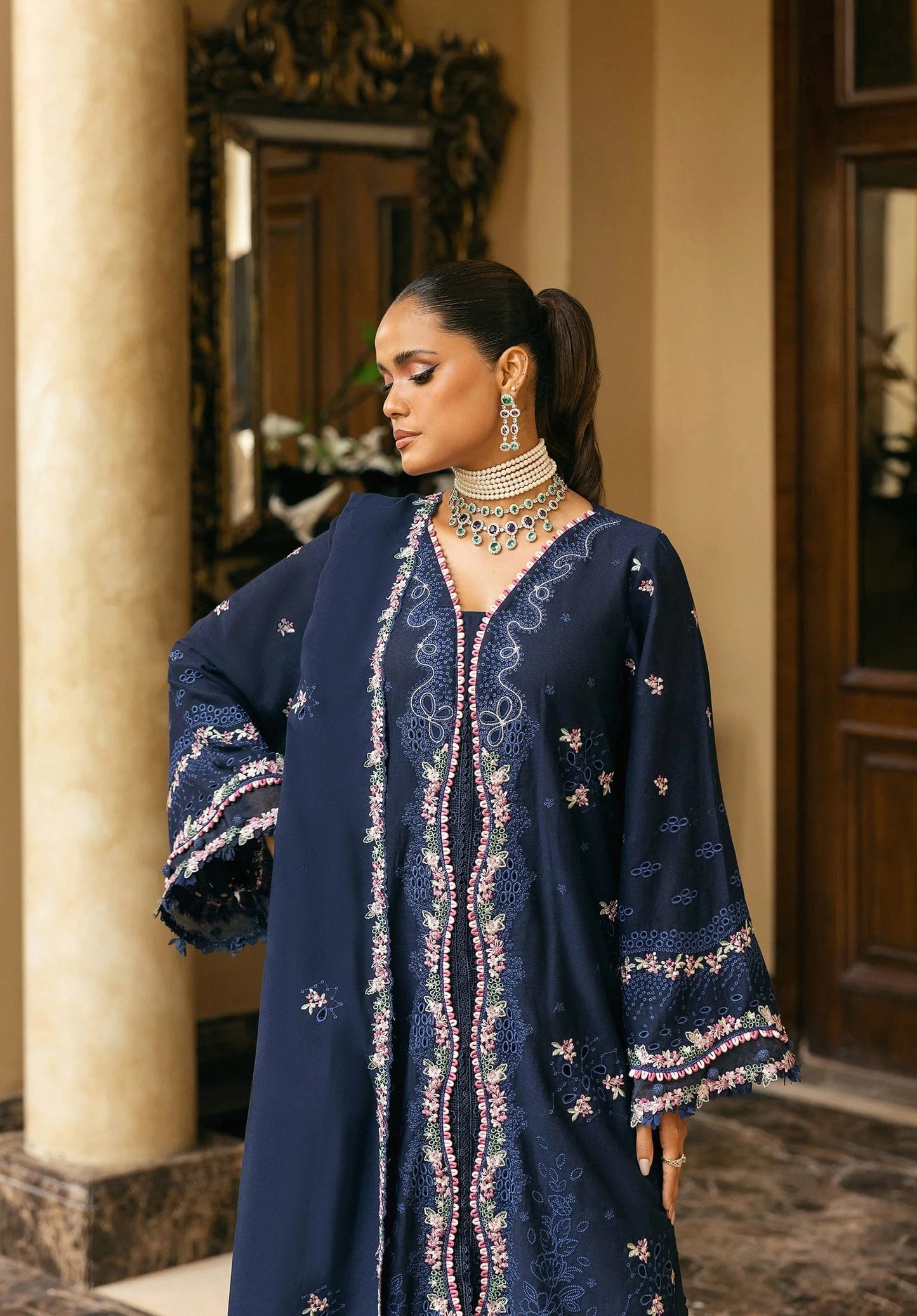 Embroidered Lawn Unstitched 3PC Set | FS7047