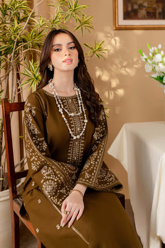Embroidered Lawn Unstitched 2PC Set | RJ7045