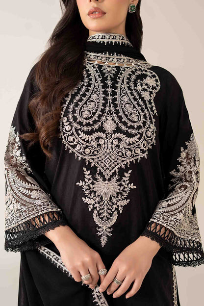 Embroidered Dhanak Unstitched 3PC Set | FS3064