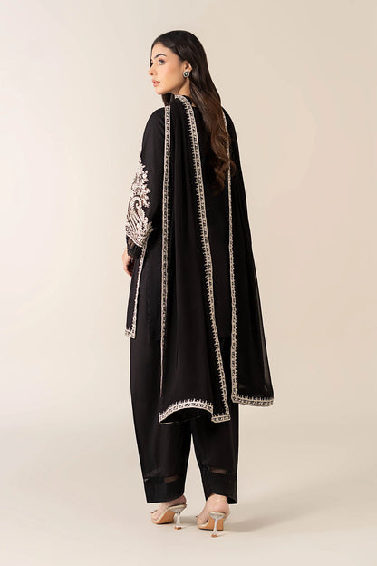 Embroidered Dhanak Unstitched 3PC Set | FS3064