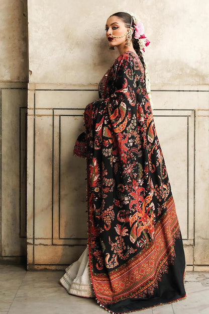 Embroidered Dhanak Unstitched 3PC Set | FS3055