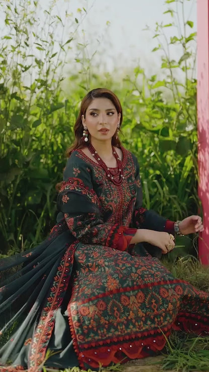 Embroidered Lawn Unstitched 3PC Set | FS1410