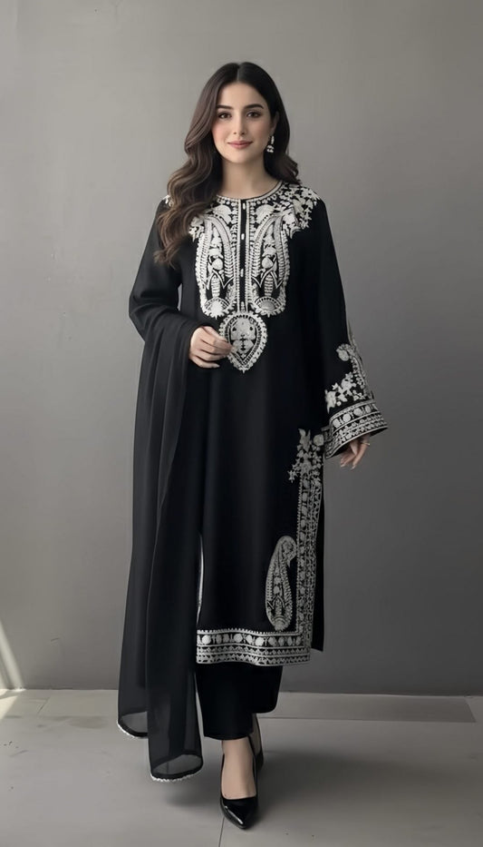 Embroidered Lawn Unstitched 3PC Set | FS7098