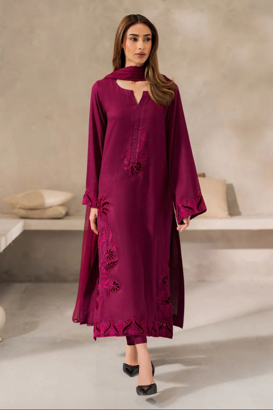 Embroidered Lawn Unstitched 3PC Set | FS7099